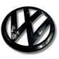 VW Golf 7 - Base, GTI, R - Gloss Black Aftermarket Emblem Set (2012-2017)