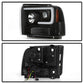 Spyder 05-07 Ford F250/350/450 Super Duty Projector LED Black PRO-YD-FS05V2PL-BK 5087911
