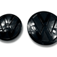 VW Golf 7.5 Black Aftermarket Emblem Set (2018-2019)