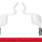 Corsa Performance Corsa 15-17 Ford Mustang GT 3.0in Inlet /4.5in Outlet Polished Tip Kit