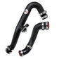 HPS Performance HPS Intercooler Hot Charge Pipe and Cold Side with Black Hoses 15-17 Ford Mustang Ecoboost 2.3L Turbo, Black