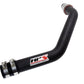 HPS Performance HPS 2.5" Upper Intercooler Pipe UICP, 08-15 Mitsubishi Lancer EVO X Turbo, Black