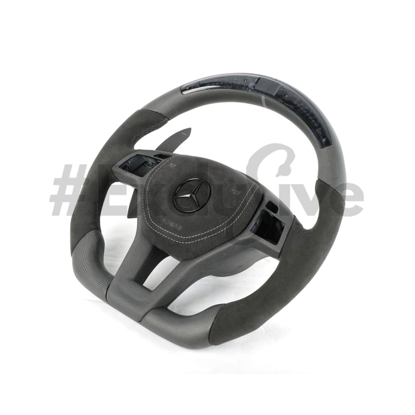 2012-2015 Mercedes Benz A / C / CLA / CLS / GLA / GLK / E / SLK / SL W204  Custom Steering Wheel by Exclusive Steering