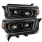 AlphaRex 10-13 Toyota 4Runner LUXX LED Proj Headlights Plank Style Alpha Black w/Seq Signal/DRL 880756 *Discontinued