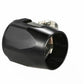 8AN AN-8 Push On Hose End Cover Clamp Finisher Black Aluminum Anodized Fitting