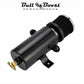 2 port Oil Catch Tank Can Baffled Breather Filter Aluminum 750ml Reservoir
