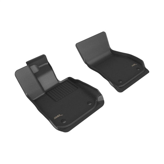3D MAXpider 2020+ BMW 8 Series Coupe/Convertible RWD Kagu 1st Row Floormat - Black L1BM11011509
