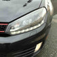 Spyder Volkswagen Golf/GTI 10-13 Projector Headlights Halogen Model- DRL Blk PRO-YD-VG10-DRL-BK 5012111