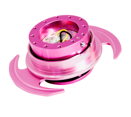 NRG Quick Release Kit Gen 3.0 - Pink Body / Pink Ring w/Handles