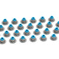 Cometic Gasket Cometic .195inX.414inX.654inX.665in Top Hat Viton Metal Jacket Valve Stem Seal - Set of 32 3268V-32