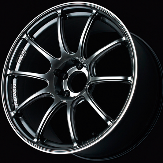 Advan GT Beyond 18x10 +25 5-114.3 Racing Titanium Black Wheel YAQB8K25ETB