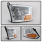 SPYDER Xtune Dodge Ram 1500 09-12 ( Non Quad Headlights ) Crystal Headlights Chrome HD-JH-DR09-AM-C 9022937