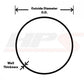 HPS Performance Products HPS 1-1/4" OD 60 Degree Bend 6061 Aluminum Elbow Pipe Tubing 16 Gauge w/ 2" CLR