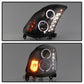 Spyder Infiniti G35 03-07 2DR Projector Halogen - LED Halo DRL Blk High H4 PRO-YD-IG35032D-DRL-BK 5011060