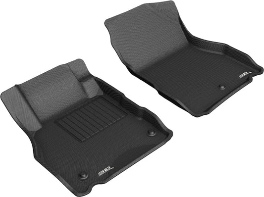 3D MAXpider 2018-2019 Nissan Kicks Kagu 1st Row Floormat - Black L1NS11011509
