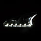 Anzo 2013-2014 Nissan Altima Projector Headlights w/PlankStyle Design Black