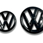 VW Golf 6 - Base, GTI, R - Gloss Black Emblem Set (2008-2012)