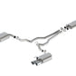 Ford Racing 2024 Mustang 5.0L Touring Non-Active Cat-Back Exhaust w/GT Valance - Chrome Tip M-5200-M5TCV