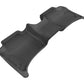 3D MAXpider 2011-2018 Porsche/Volkswagen Cayenne/Touareg Kagu 2nd Row Floormats - Black L1PO01021509