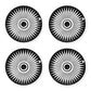 TESERY 19″ Wheel Cover Unlimited Style For Model Y (4PCS)