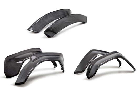 Ford Racing 22-24 Bronco Raptor Carbon Fiber Fender Flare Set - Gloss Finish M-16268-BG
