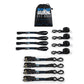 Borne Off-Road Medium-Duty Ratchet Tie-Down Kit (4-Pack) Black BNRTC-TDMD-4BK