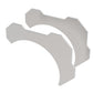 Borla 3in T-304 Stainless Steel Pipe/ Tube Bracket Kit (2 pieces) 60580