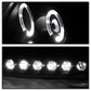 Spyder Ford F150 97-03 Projector - LED Halo Amber Reflctr LED Blk Smke PRO-YD-FF15097-1P-AM-BSM 5078445