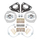 BMR Suspension BMR 16-24 Chevy Camaro Caster Camber Plates - Black Hammertone WAK360H