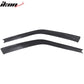 1988-1991 Honda Civic Sedan Slim Style Polycarbonate Window Visors 4PC