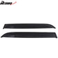 1988-1991 Honda Civic Sedan Slim Style Polycarbonate Window Visors 4PC