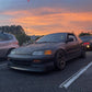 1988-1991 Honda CRX CS Style Unpainted Front Bumper Lip Spoiler PU