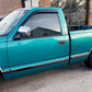 1988-1998 Chevy GMC C1500 K1500 Slim Style Smoke Window Visors Acrylic