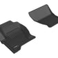 3D MAXpider 2008-2016 Land Rover Lr4/Range Rover Sport Kagu 1st Row Floormat - Black L1LR01511509