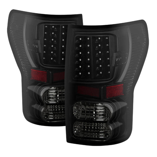 SPYDER Xtune Toyota Tundra 07-13 LED Tail Lights Black Smoke ALT-JH-TTU07-LED-BKSM 9026546