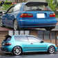 1992-1995 Honda Civic Duckbill Matte Black Rear Roof Spoiler Wing ABS