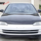 1992-1995 Civic PU Spoon Style Unpainted Black Front Bumper Lip PU