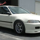1992-1995 Civic PU Spoon Style Unpainted Black Front Bumper Lip PU