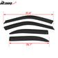 1996-2000 Honda Civic Sedan Window Visors Acrylic 4Pc Set