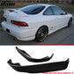 Black PP Mugen Front & Rear Bumper Lip Fits 98-01 Acuraintegra
