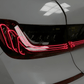 BMW 3 Series G20 G28 Red and Smoked CSL Style Laser Tail Lights (2019-2024)