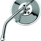 BikeMaster 4in Adjustable Round Mirror 10mm - Each - Chrome 600800