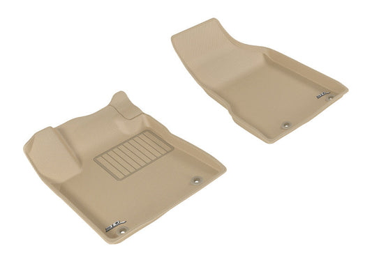 3D MAXpider 2015-2018 Nissan Murano Kagu 1st Row Floormat - Tan L1NS08311502