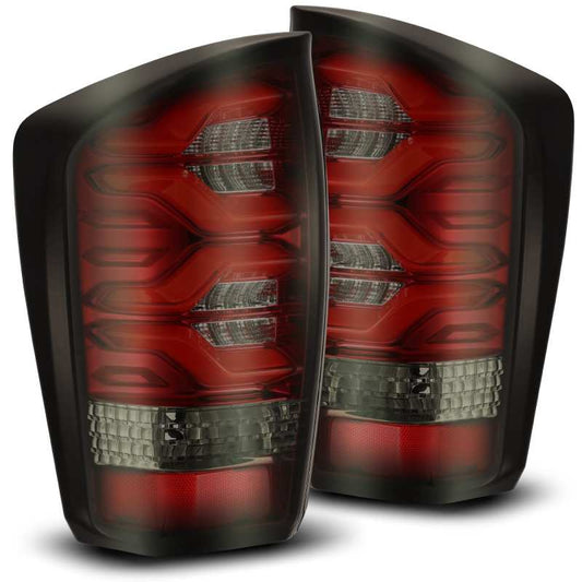 AlphaRex 16-20 Toyota Tacoma PRO-Series LED Tail Lights Red Smoke 680020 *Discontinued