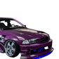 BMW 3-Series E46 Sedan Full Over Fender Kit with Vented Front Fenders - ABS OR Fiberglass