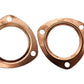 SPDZ1 3-Bolt Copper Exhaust Flange Gasket 2.5" & 3" | High Temp Reusable Seal
