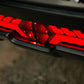 OLM V2 F1 Rear Fog Light (Clear Lens, Black Base, White Bar) - 2022 BRZ / GR86