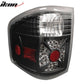 2004-2007 Ford F-150 Black Clear Lens LED Tail Lights Rear Brake Lamps