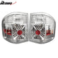 2004-2007 Ford F-150 Chrome Clear Lens LED Tail Lights Rear Brake Lamp