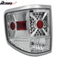 2004-2007 Ford F-150 Chrome Clear Lens LED Tail Lights Rear Brake Lamp